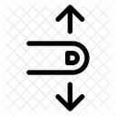 Gesture Swipe Vertical Icon