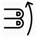 Gesture Swipe Vertical Up Two Finger Icon