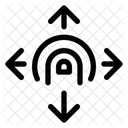 Gesture Tap All Direction Icon