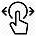 Gesture Tap Horizontal Expand Icon