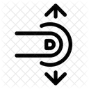 Gesture tap swipe vertical  Icon