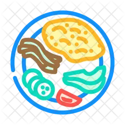 Gesunde Ernährung  Symbol
