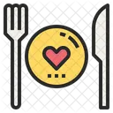 Gesund Mahlzeit Diat Symbol