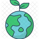 Gesunder Planet Nachhaltigkeit Umweltfreundlich Symbol