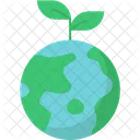 Gesunder Planet Nachhaltigkeit Umweltfreundlich Symbol