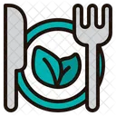 Gesundes Essen  Symbol