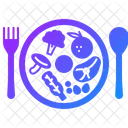 Gesundes Essen  Symbol