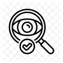 Gesundheit Check Optometrie Symbol