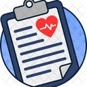 Gesundheitsbericht Wellness Checkup Symbol