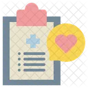 Herz Gesundheitswesen Bericht Symbol
