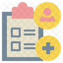 Checkliste Gesundheit Pflege Symbol