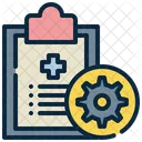 Gesundheit Pflege Management Symbol