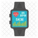 Gesundheitstracker Smartwatch Smartband Symbol