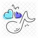 Love Music Romantic Music Love Song Icon