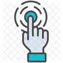 Get Started Button Click Icon