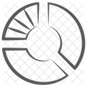 Donut Diagramm Kreisdiagramm Grafische Darstellung Icon