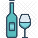 Getrank Wein Flasche Symbol