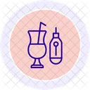 Lebensmitteltemperatur Farbkreis Symbol Icon