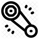 Getriebe Mechanismus Maschine Symbol