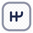 Getriebequadrat Transport Fahrzeug Symbol