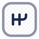Getriebequadrat Transport Fahrzeug Symbol