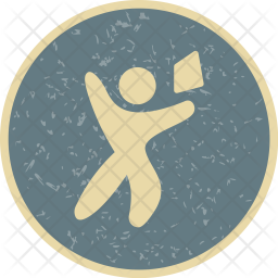 Getting Icon - Download in Colored Outline Style