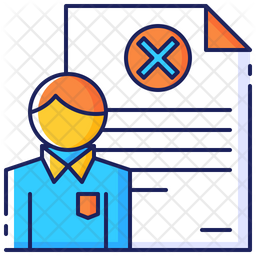 Getting Icon - Download in Colored Outline Style