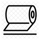 Gewebe Rolle Reinigung Symbol