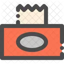 Gewebe Box Sauber Symbol