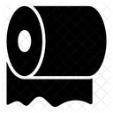 Gewebe Rolle Papierrolle Symbol