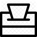 Gewebe Box Hygiene Symbol