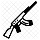 Gewehr Pistole Waffe Symbol