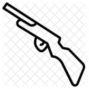 Gewehr Scharfschutze Jagd Symbol