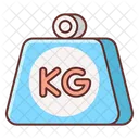 Gewicht Kilogramm Kg Symbol