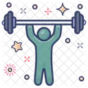 Gewichtheben Krafttraining Powerlifting Symbol