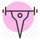 Gewichtheben Training Fitnessstudio Symbol