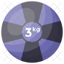 Kg Gewicht Drei Symbol