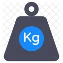 Gewichtswerkzeug Gewichtsball Fitness Symbol