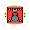 Gewicht Zunahme Fettleibigkeit Symbol