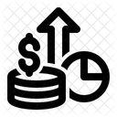 Gewinnspanne Gewinnbeteiligung Marge Symbol