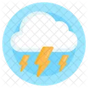 Gewitter Wolkensturm Wetter Symbol