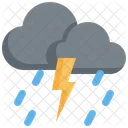 Gewitter Regen Regnen Symbol