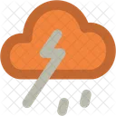 Gewitter Donner Wolke Symbol