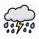 Gewitter Regen Symbol