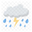 Gewitter Regen Symbol