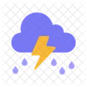 Gewitter Regen  Symbol