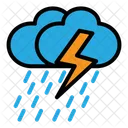 Gewitter Regen  Symbol