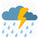 Gewitter Regen  Symbol