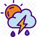 Gewitter Regen  Symbol