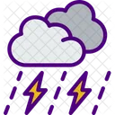 Gewitter Regen  Symbol